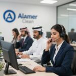 فريق خدمة العملاء في شركة العامر كلين للتنظيف بالرياض
